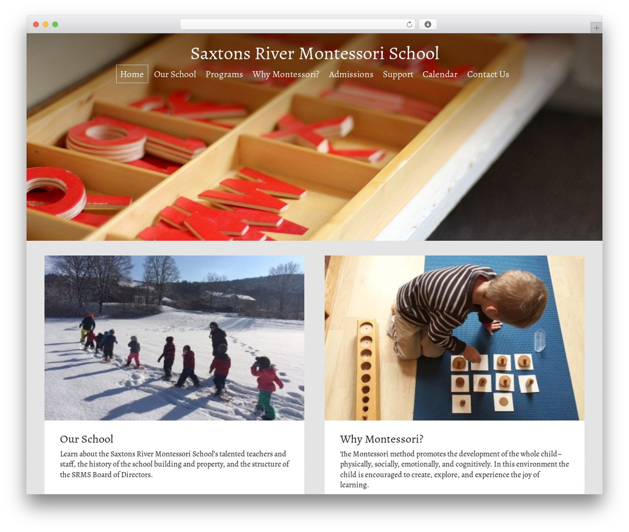 WordPress website theme SRMS - srmontessori.org WordPress website theme SRMS - srmontessori.org