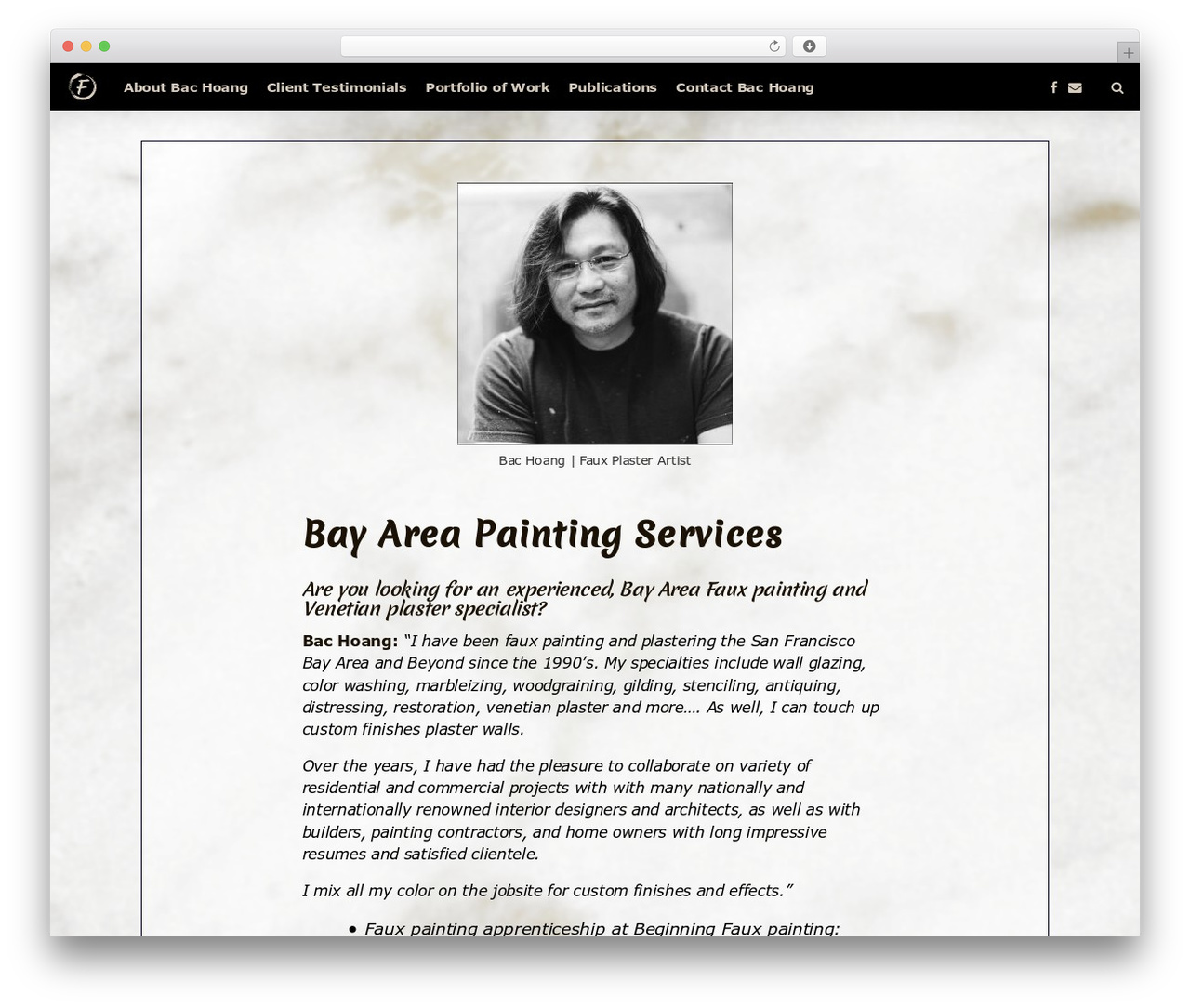 WP theme PageLines Framework - fauxcircle.com