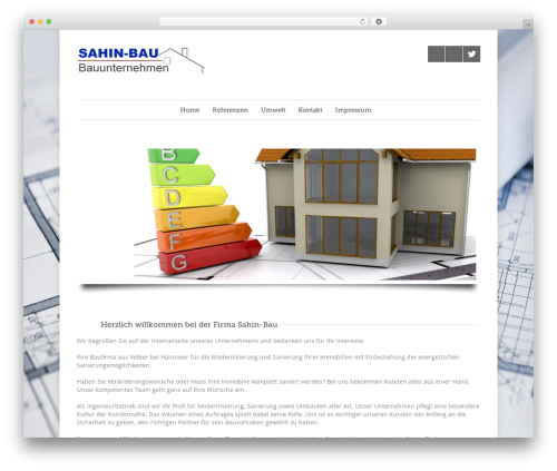 WP theme Quare - sahin-bau.de