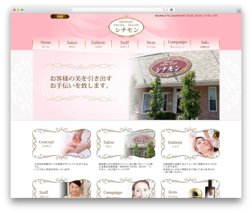 新・ソリューションパッケージ WP theme - salon-cinnamon.com