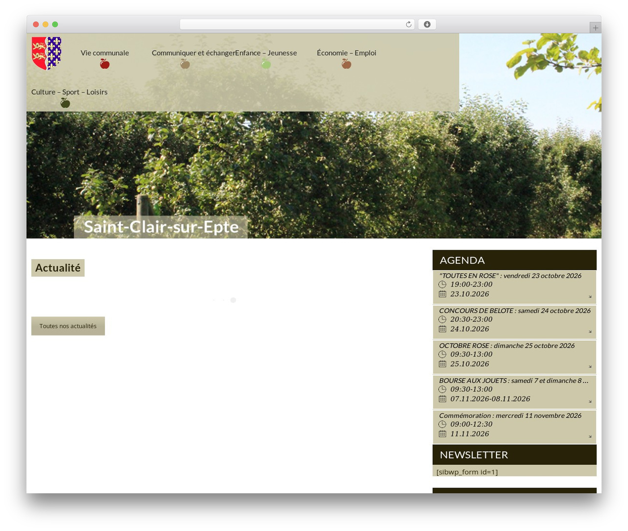 AccessPress Lite free WordPress theme - saint-clair-sur-epte.fr
