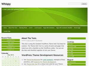 Best WordPress theme Whispy by Clash Media