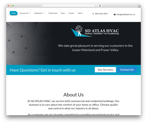 Chap theme WordPress - sdatlashvac.ca