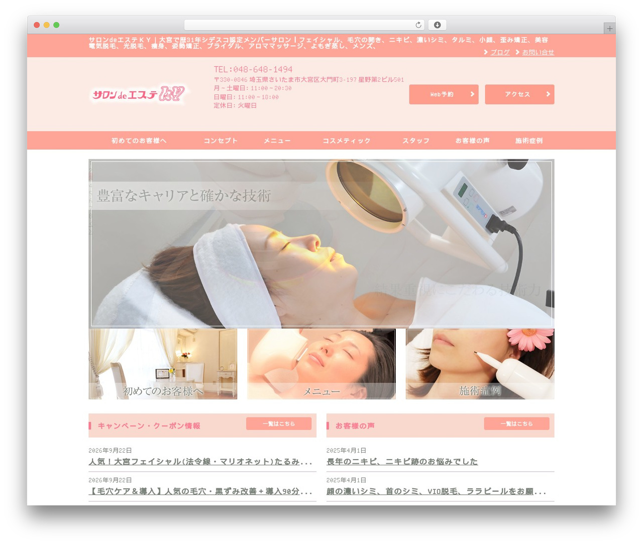 eclair theme WordPress - salon-ky.com