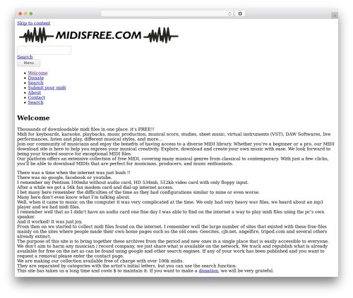 GeneratePress WordPress theme - midisfree.com