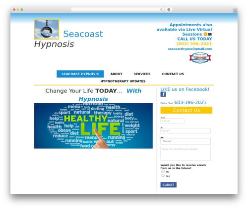 Headway Base WordPress theme design - seacoasthypnosis.com