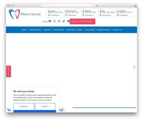 Formidable dates WordPress plugin - charmdentalcare.com