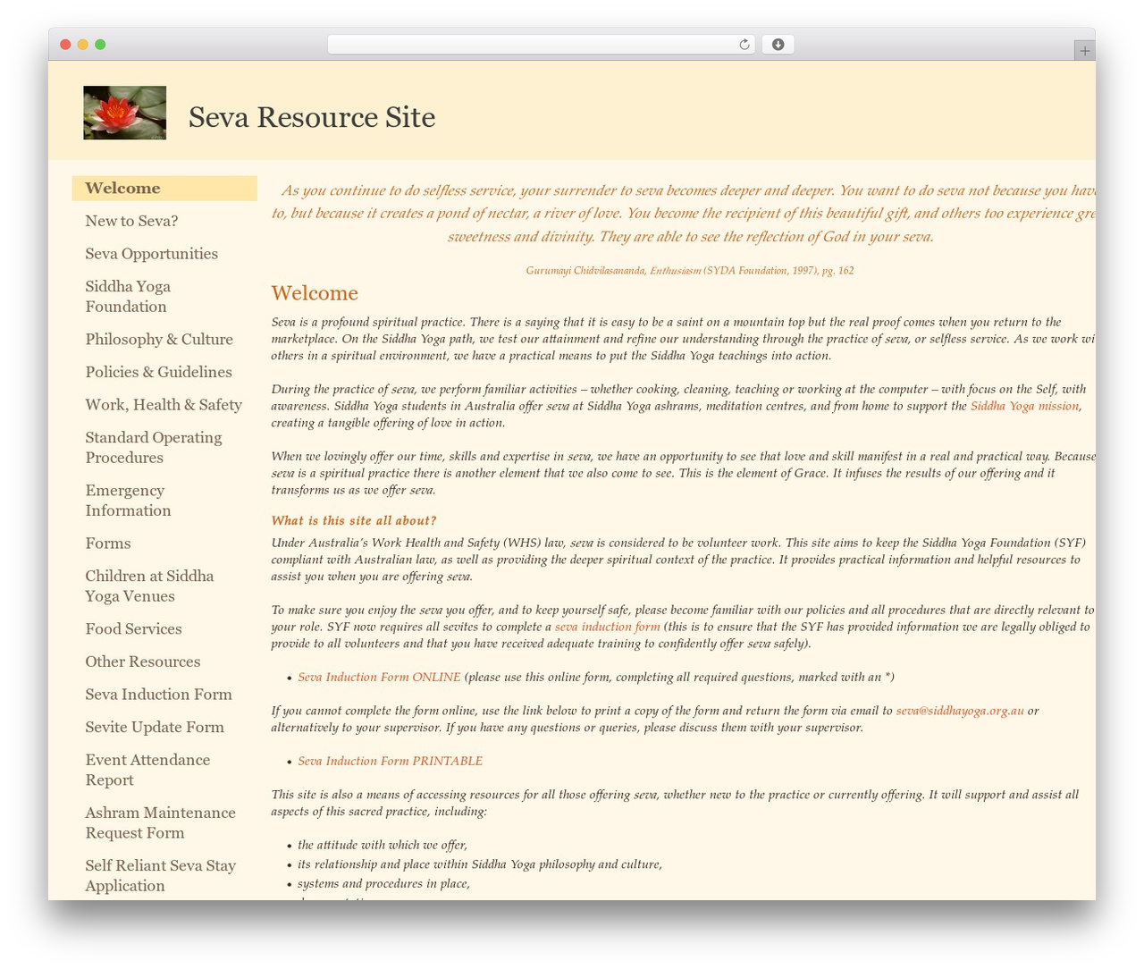 InterStellar WordPress theme - serve.org.au