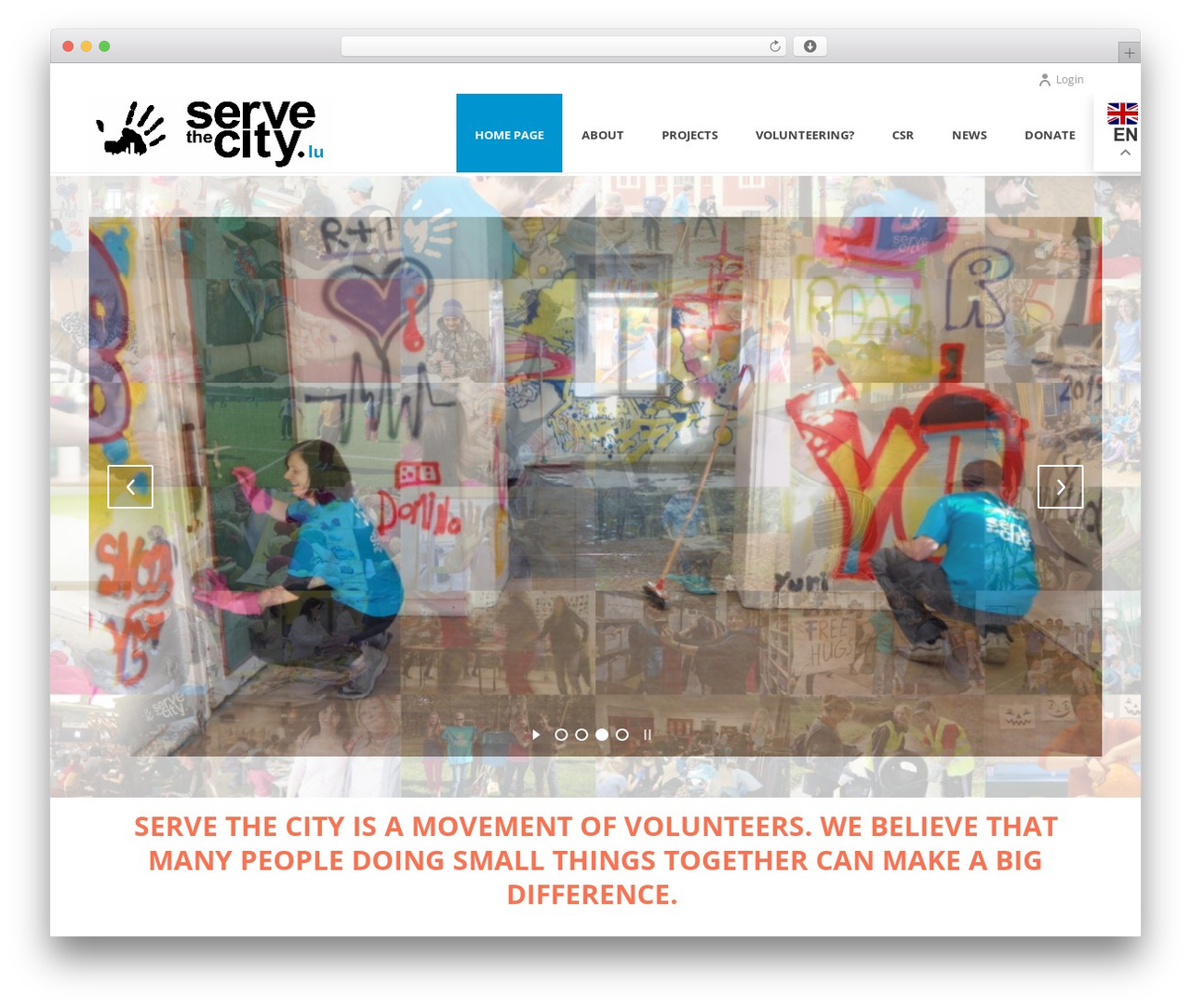 Jupiter WP theme - servethecity.lu