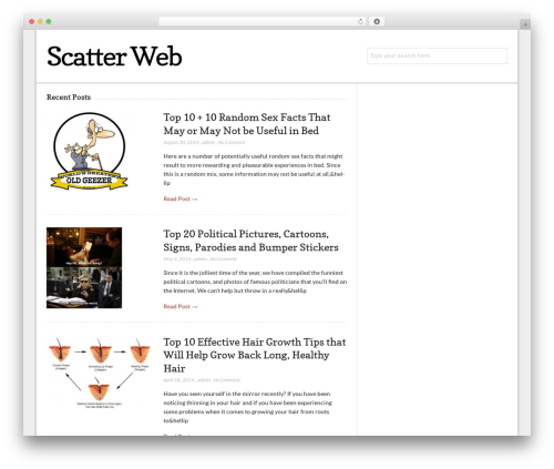 Lightly theme WordPress free - scatterweb.net