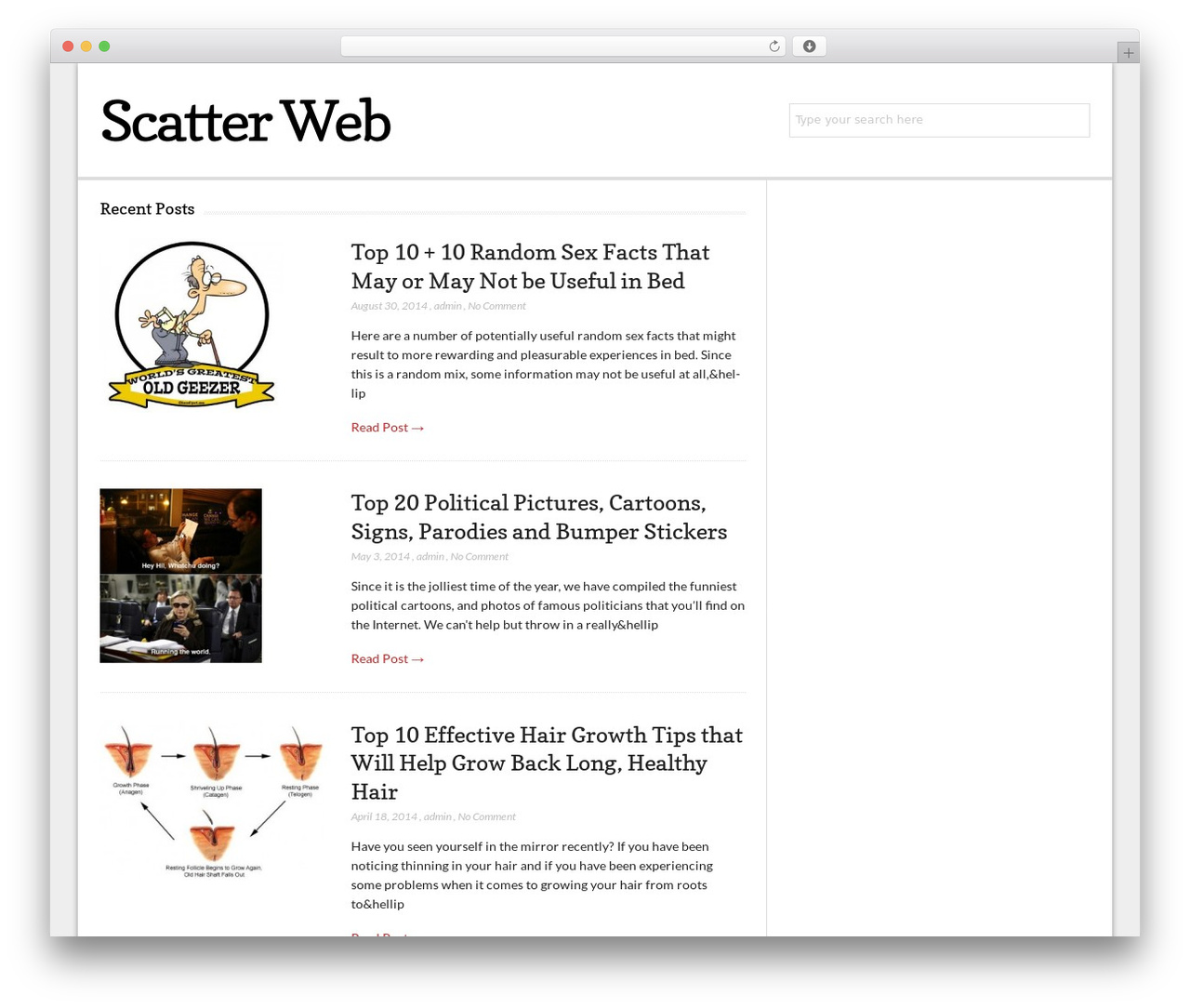 Lightly theme WordPress free - scatterweb.net