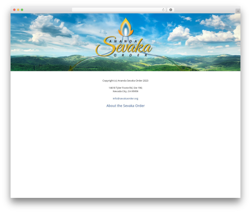 LoveStory WordPress website theme - sevakaorder.org