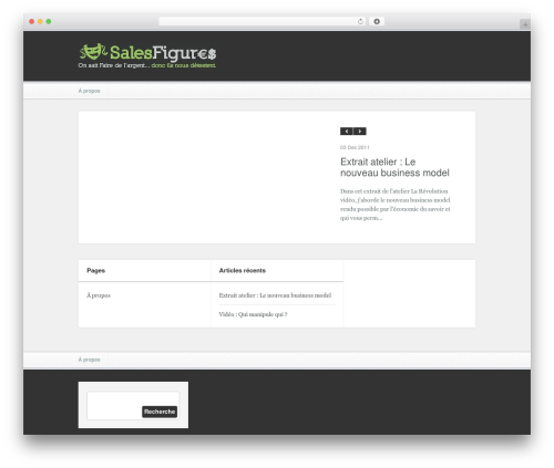 Motion Picture WordPress theme - sales-figures.com