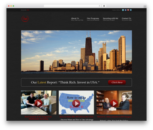 Reaction WordPress theme - sai-investments.com