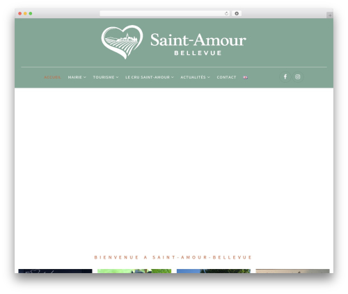 Rhythm WordPress theme design - saint-amour-bellevue.fr