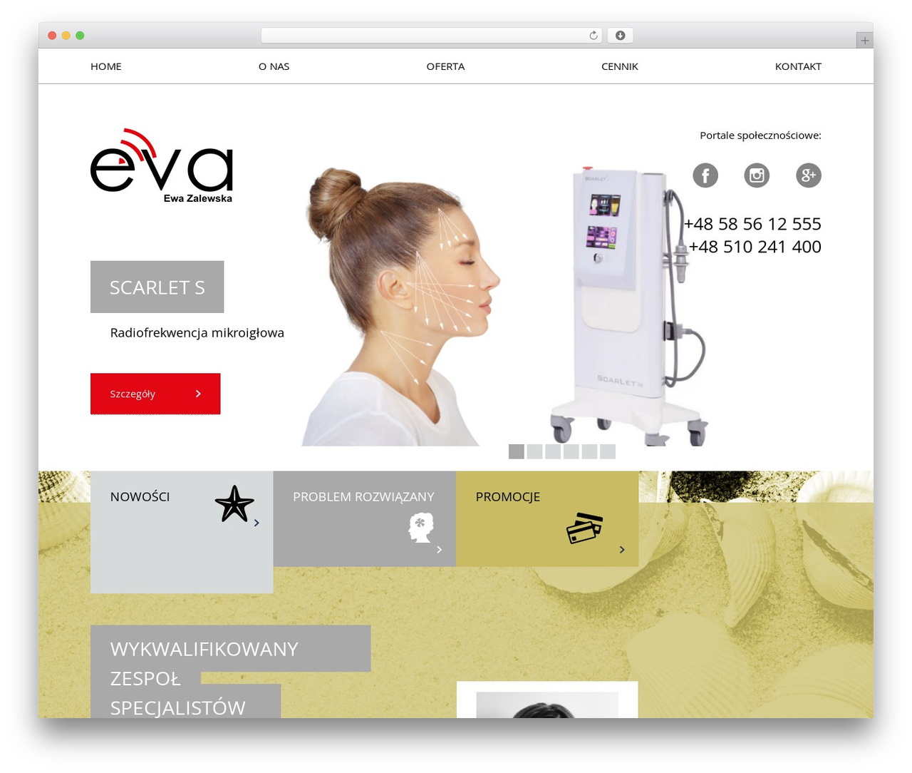 Salon Ewa theme WordPress - salon-eva.pl Salon Ewa theme WordPress - salon-eva.pl