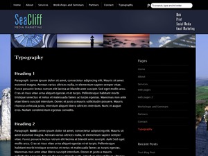 SCLF-Black WordPress theme design SCLF-Black WordPress theme design