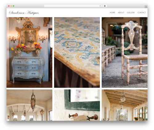 Skylab WordPress theme - sandersonantiques.com