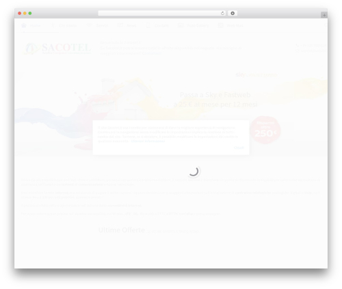 Startup top WordPress theme - sacotel.it