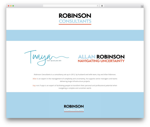 Theme WordPress Divi - robinsonconsultants.com
