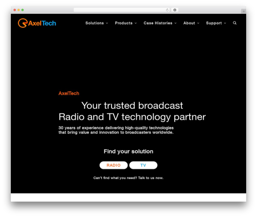 Uncode theme WordPress - www.axeltechnology.com