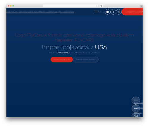 Weblance WordPress theme - flycars.pl