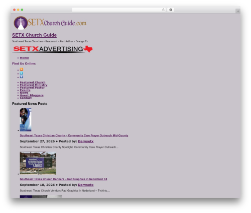 WordPress theme Bold News - setxchurchguide.com