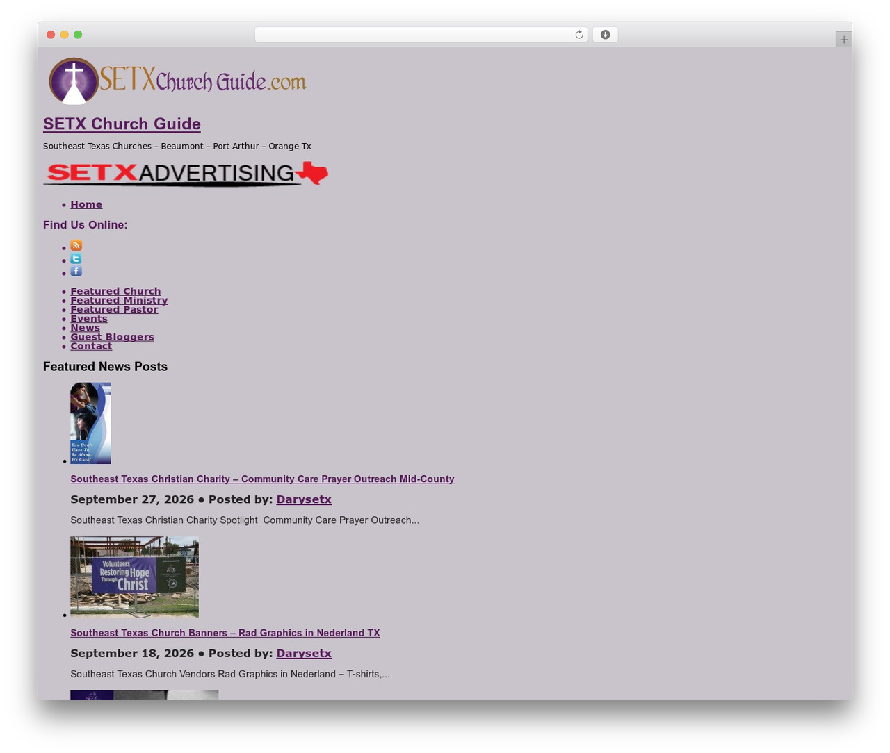 WordPress theme Bold News - setxchurchguide.com WordPress theme Bold News - setxchurchguide.com