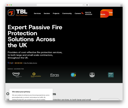 Chade plugin WordPress plugin - tblfireprotection.com