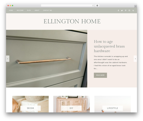 WordPress theme Clover - ellingtonhome.com