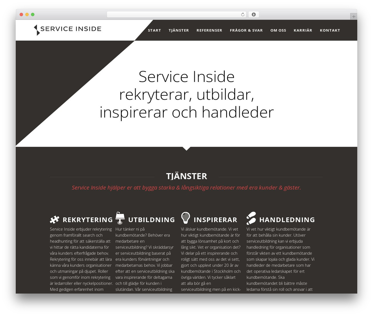 WordPress theme Divi - serviceinside.se