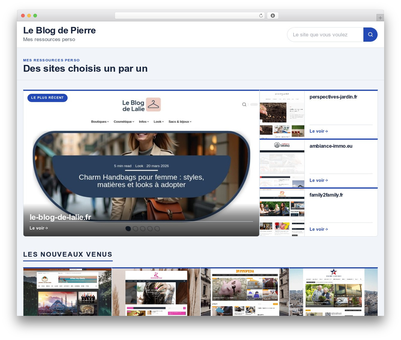 WordPress theme Maxwell Child New - blogdepierre.fr