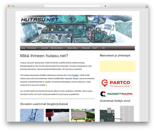 WordPress theme Tiny Framework - hutasu.net WordPress theme Tiny Framework - hutasu.net