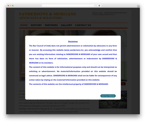 Contact Us Page (contact-us-page) free WordPress plugin - sandersons.in