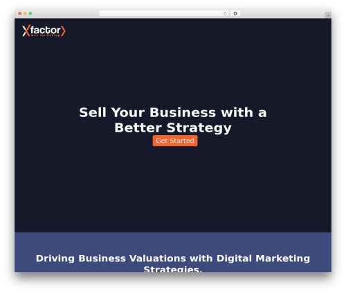 X-Factor WordPress theme - x-factormarketing.com