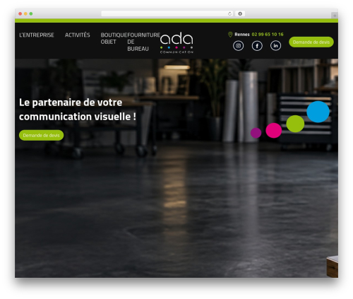 ADA WP theme - groupe-ada.com