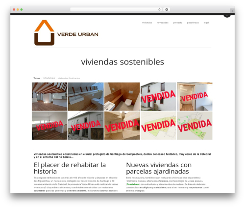 Aware WordPress theme - verdeurban.com