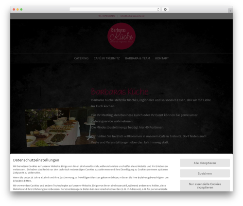 Woo exfood WordPress plugin - barbaraskueche.de