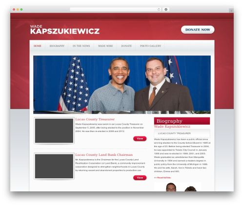 Best WordPress theme Candidate - wadefortoledo.com