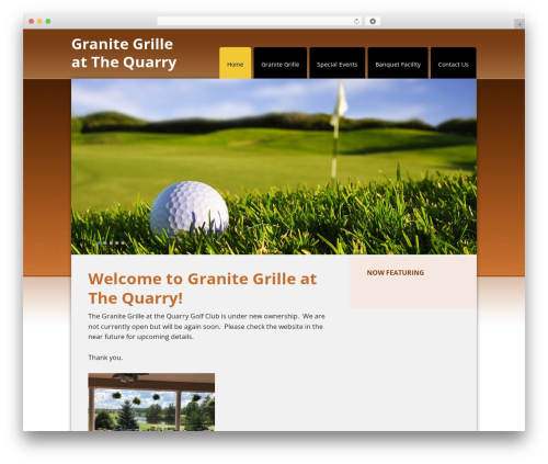 Best WordPress theme Executive Pro Theme - granitegrillequarrygolfclub.com