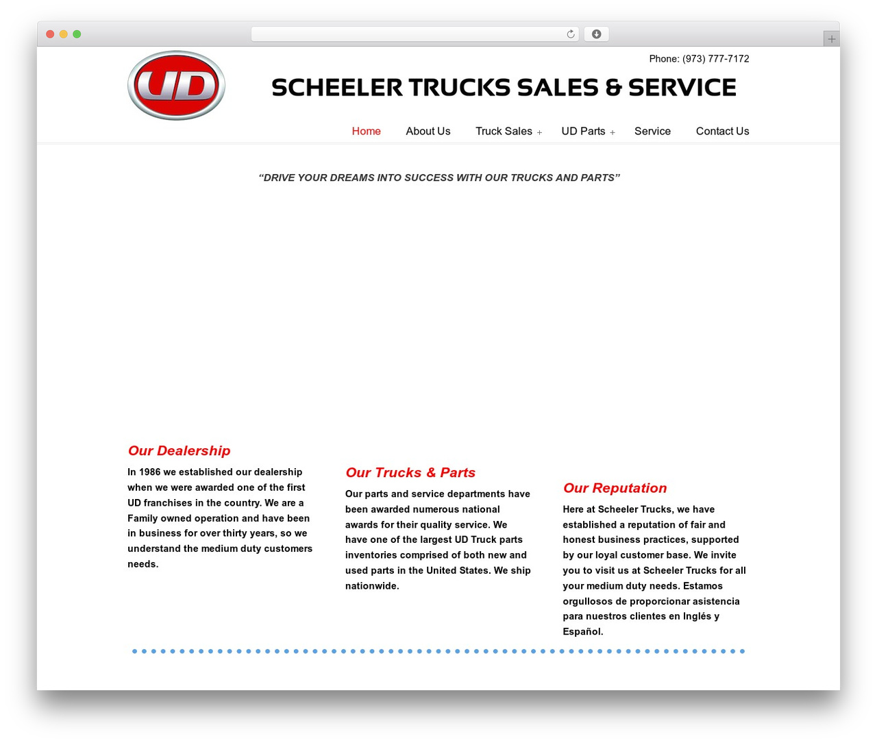 Best WordPress theme U-Design - scheelertrucks.com