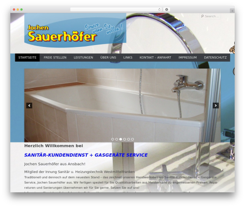 Catch Everest WordPress theme - sauerhoefer.de