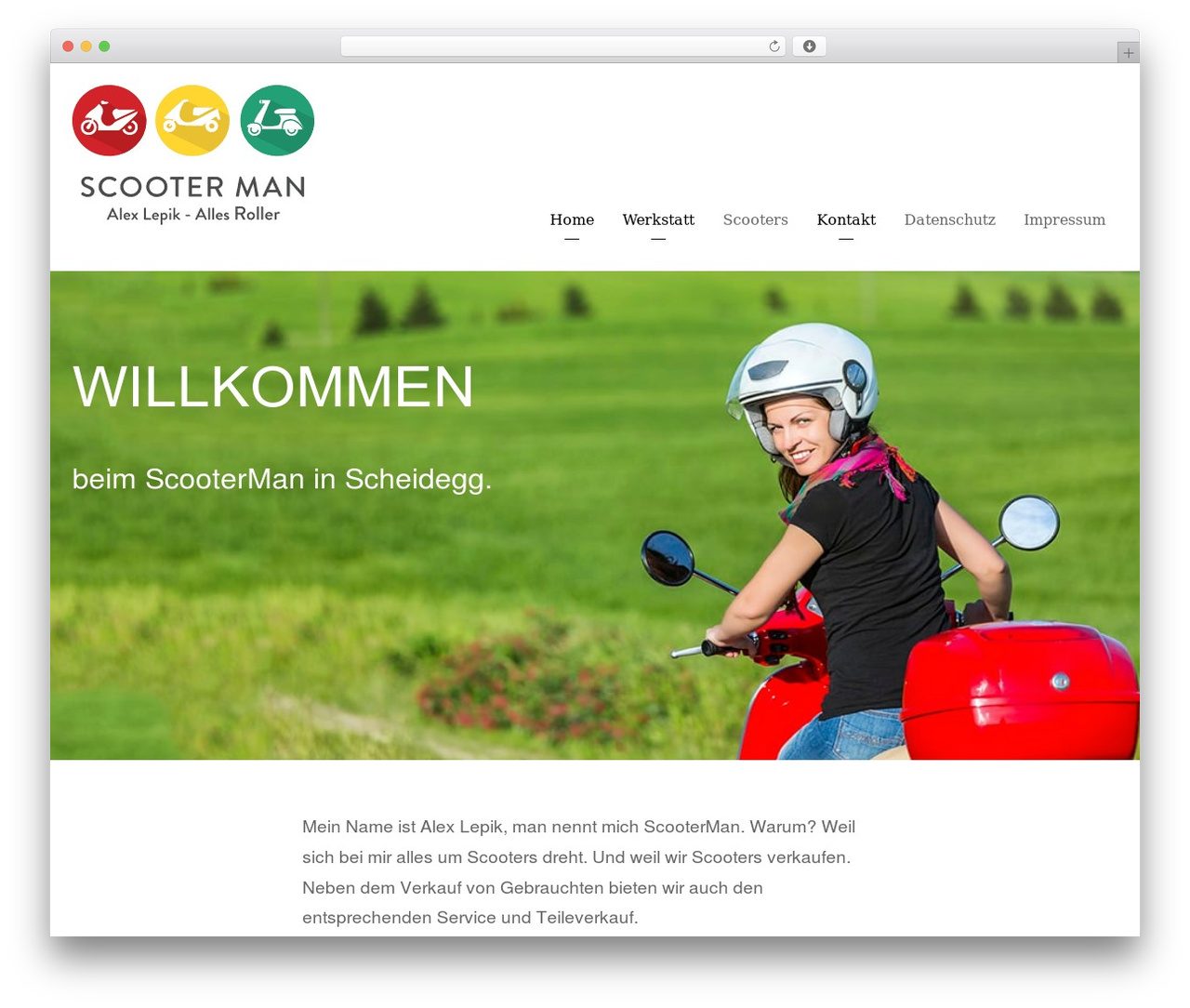 Corporate WordPress theme - scooter-man.de Corporate WordPress theme - scooter-man.de