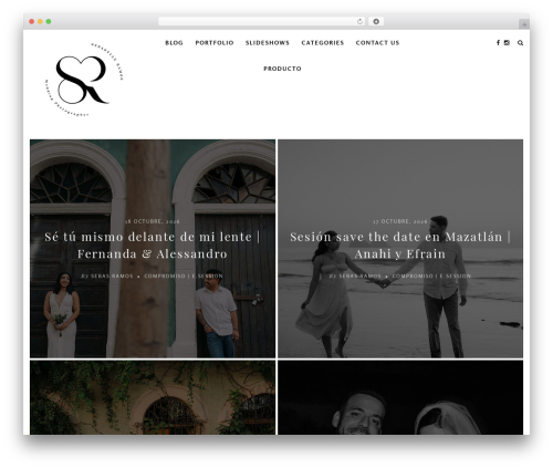 Evoke WordPress theme design - sebasramos.com