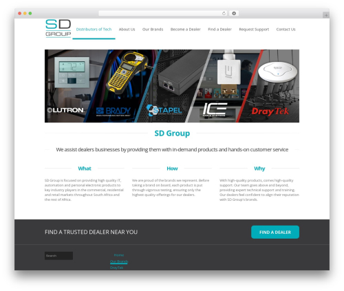 Expose Folio theme WordPress - sdgroup.co.za
