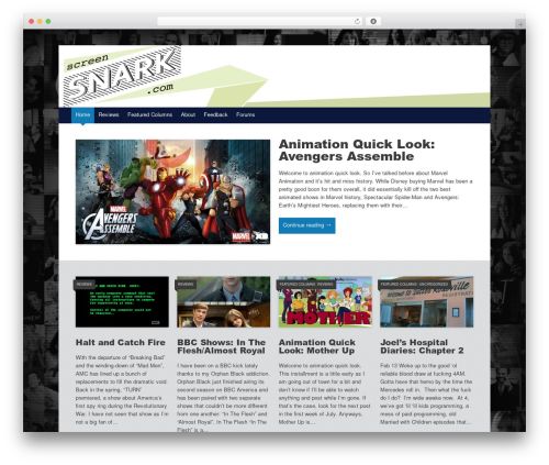 Expound top WordPress theme - screensnark.com