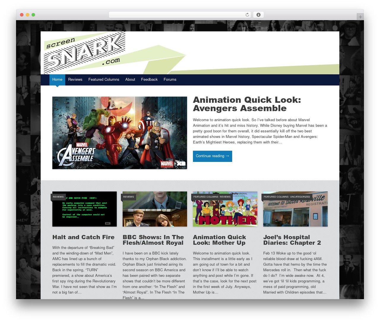 Expound top WordPress theme - screensnark.com