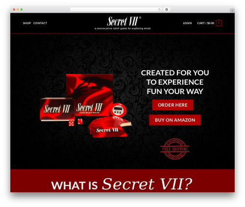 Flatsome WordPress theme - secretvii.com