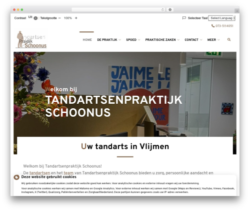 Flexdesign parent WordPress theme - tandartsschoonus.nl