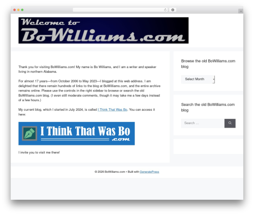 Micro Archive Widget (micro-archive-widget) free WordPress plugin - bowilliams.com Micro Archive Widget (micro-archive-widget) free WordPress plugin - bowilliams.com